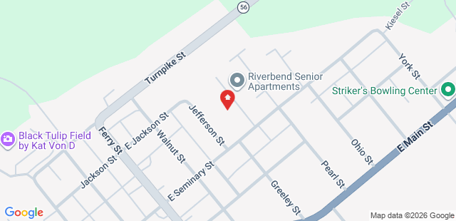 Map of 501+Washington+St.+Vevay%2C+IN+47043